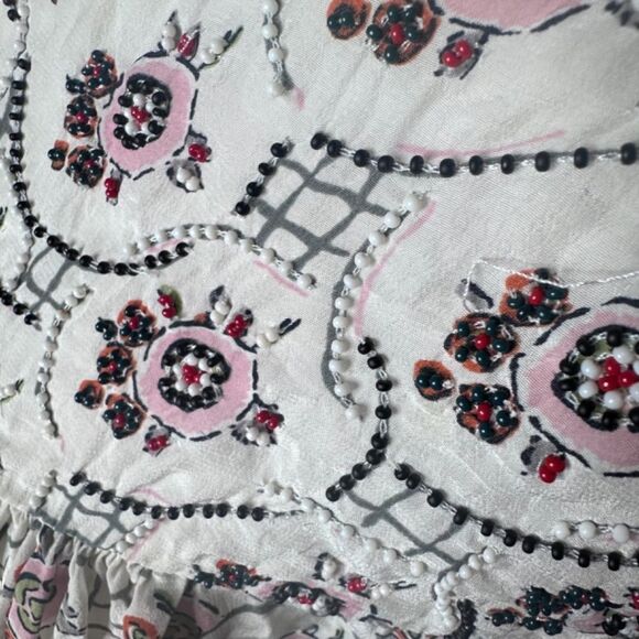 Anthro Floreat peasant blouse top 10 - Picture 9 of 14